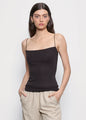 Enza Costa - Supima Essential Strappy Tank - Black