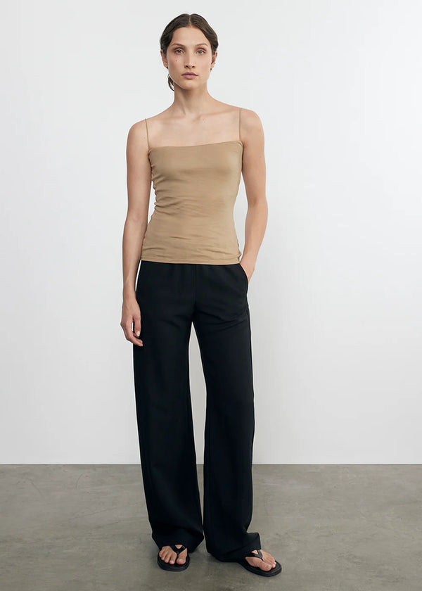 Enza Costa - Essential Strappy Tank - Fatigue
