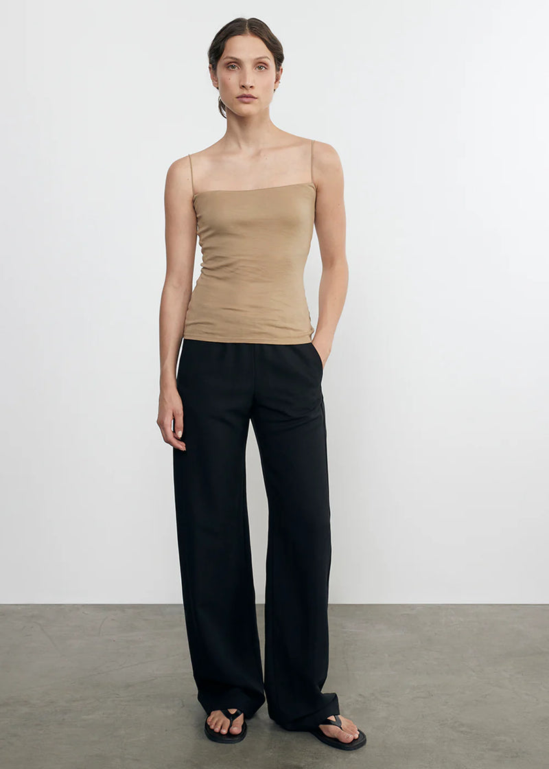 Enza Costa - Essential Strappy Tank - Fatigue
