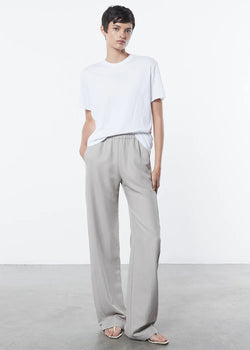 Enza Costa - Twill Everywhere Pant - limestone