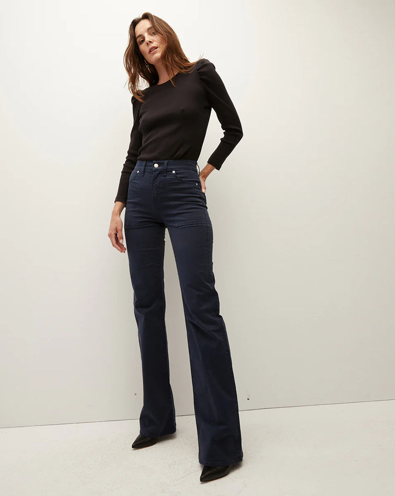 Veronica Beard - Crosbie Wide Leg with Patch - Navy