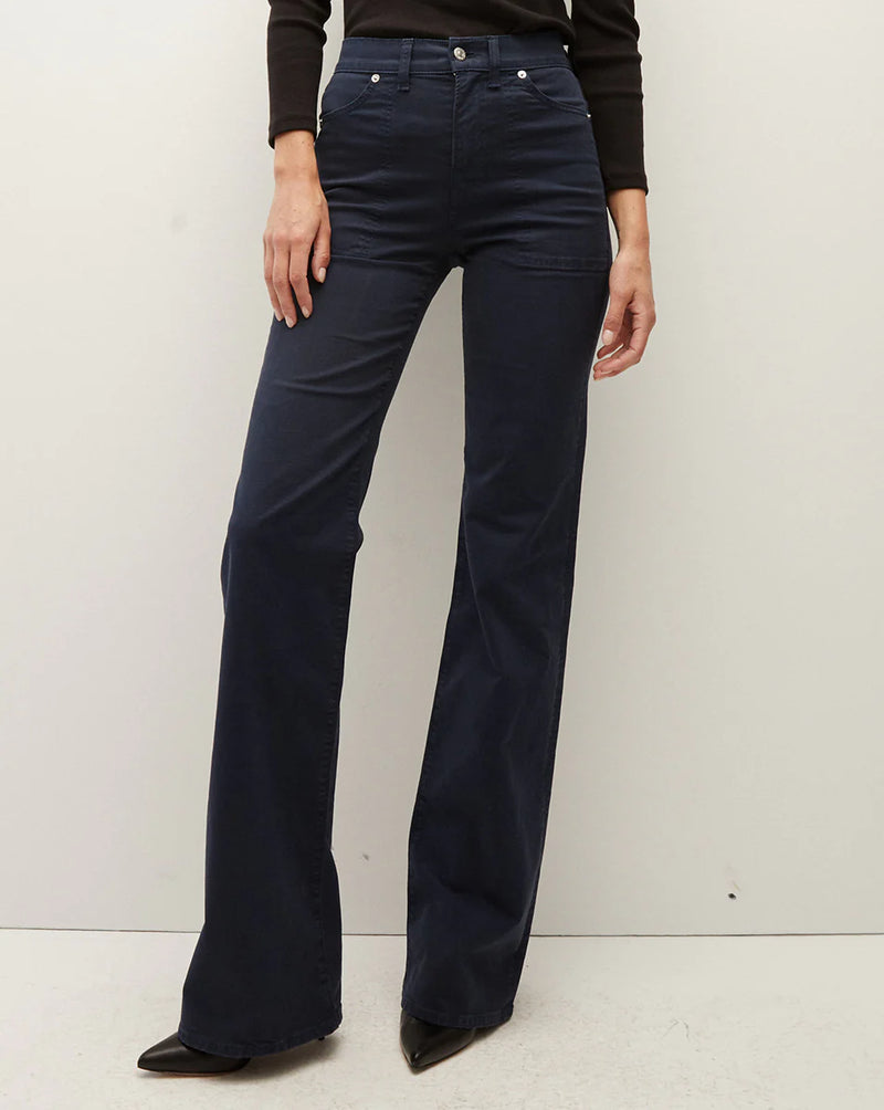 Veronica Beard - Crosbie Wide Leg with Patch - Navy