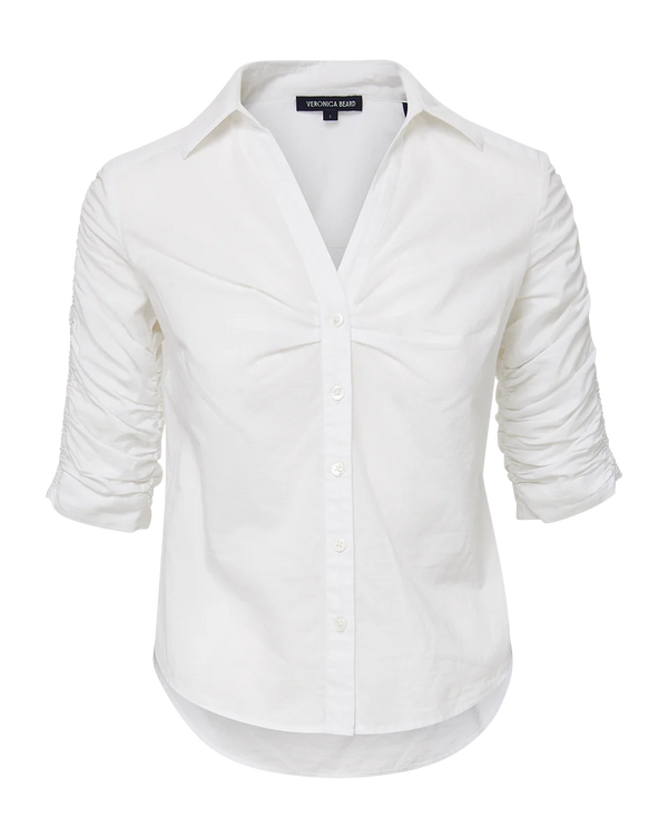 Veronica Beard - Porta Button Down Shirt - White