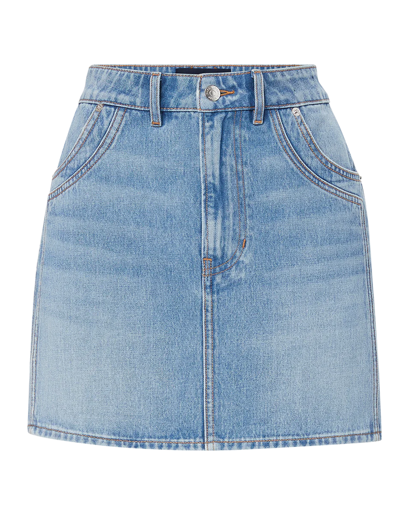 Veronica Beard - Raundi Double Seam Denim Skirt - Nova