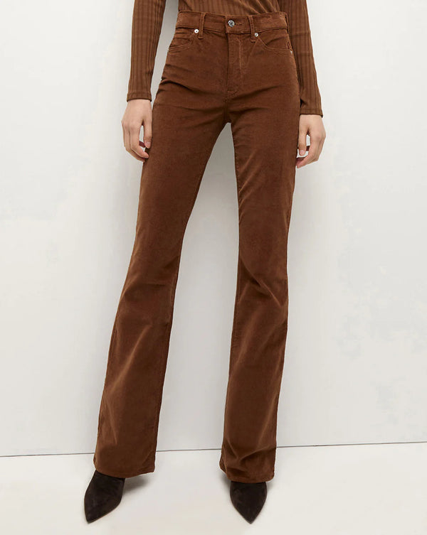 Veronica Beard - Cameron Corduroy Bootcut Pant - Deep Ochre