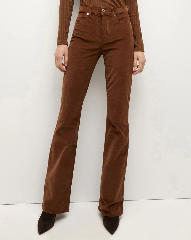 Veronica Beard - Cameron Corduroy Bootcut Pant - Deep Ochre