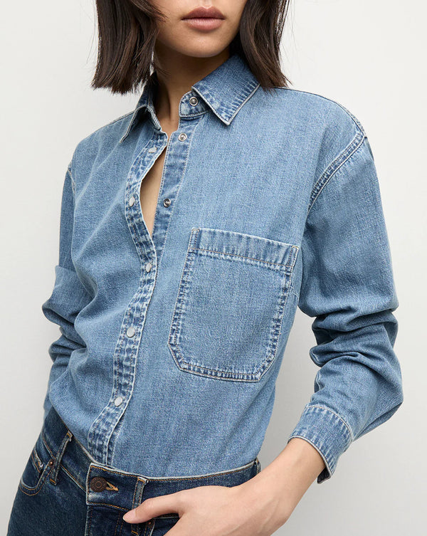 Veronica Beard - Aderes Denim Shirt - Starlight