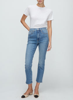 Veronica Beard - Ryleigh Ankle High Rise Slim Jeans - Wanderer Dust