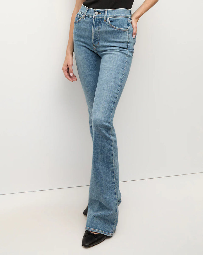 Veronica Beard - Beverly High Rise Skinny Flare Jean - Wanderer Dust