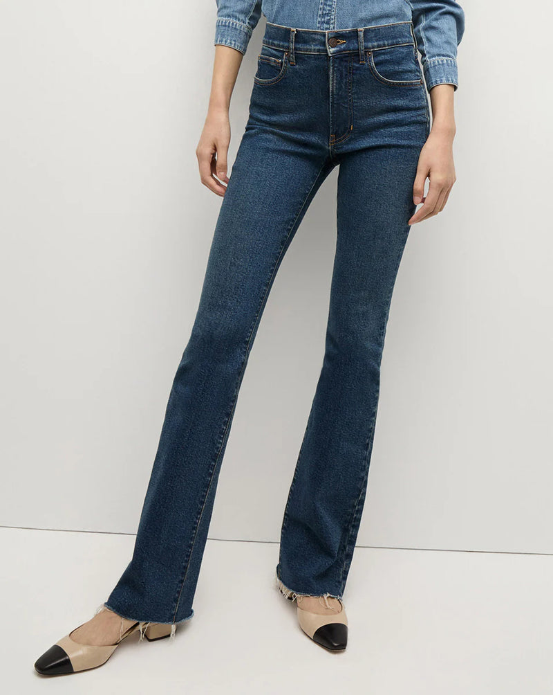 Veronica Beard - Cameron Mid Rise Bootcut Jean - Thriller