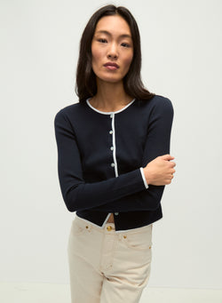 Veronica Beard - Wilmer Cardigan - Navy