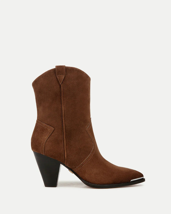 Veronica Beard - Cody Suede Western Bootie - Cedar