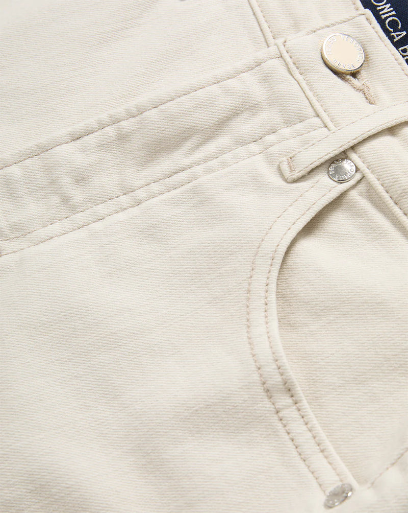 Veronica Beard - Beverly Skinny-Flare Jean - Ecru