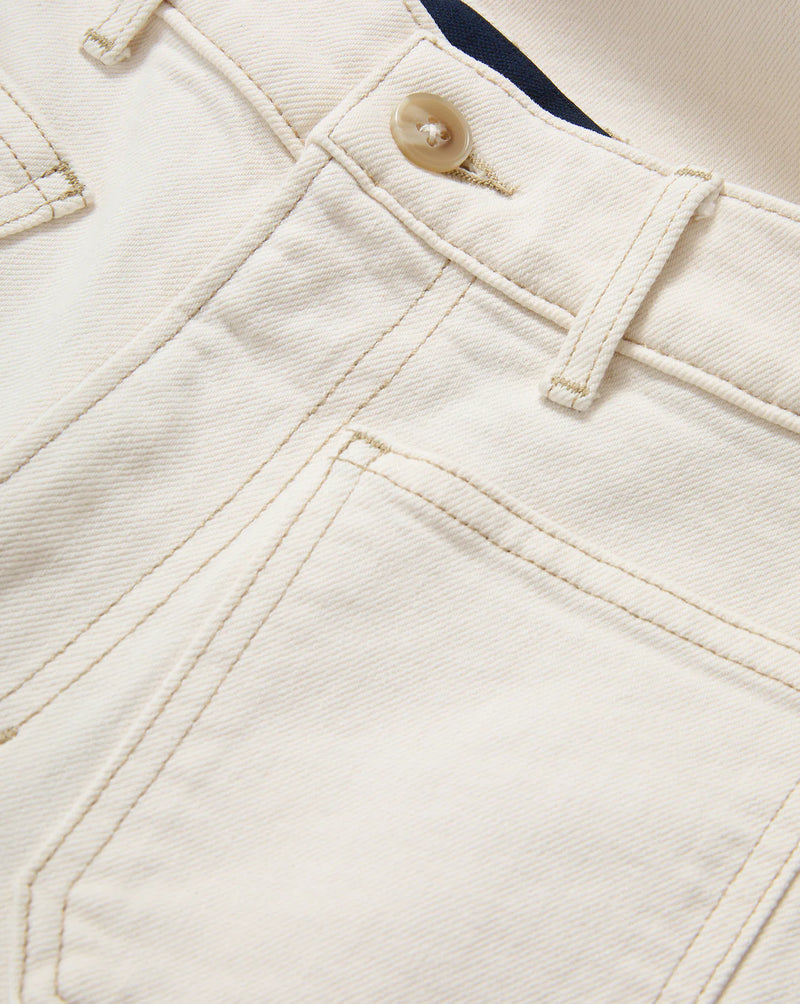 Veronica Beard - Grant Wide-Leg Jean - Ecru