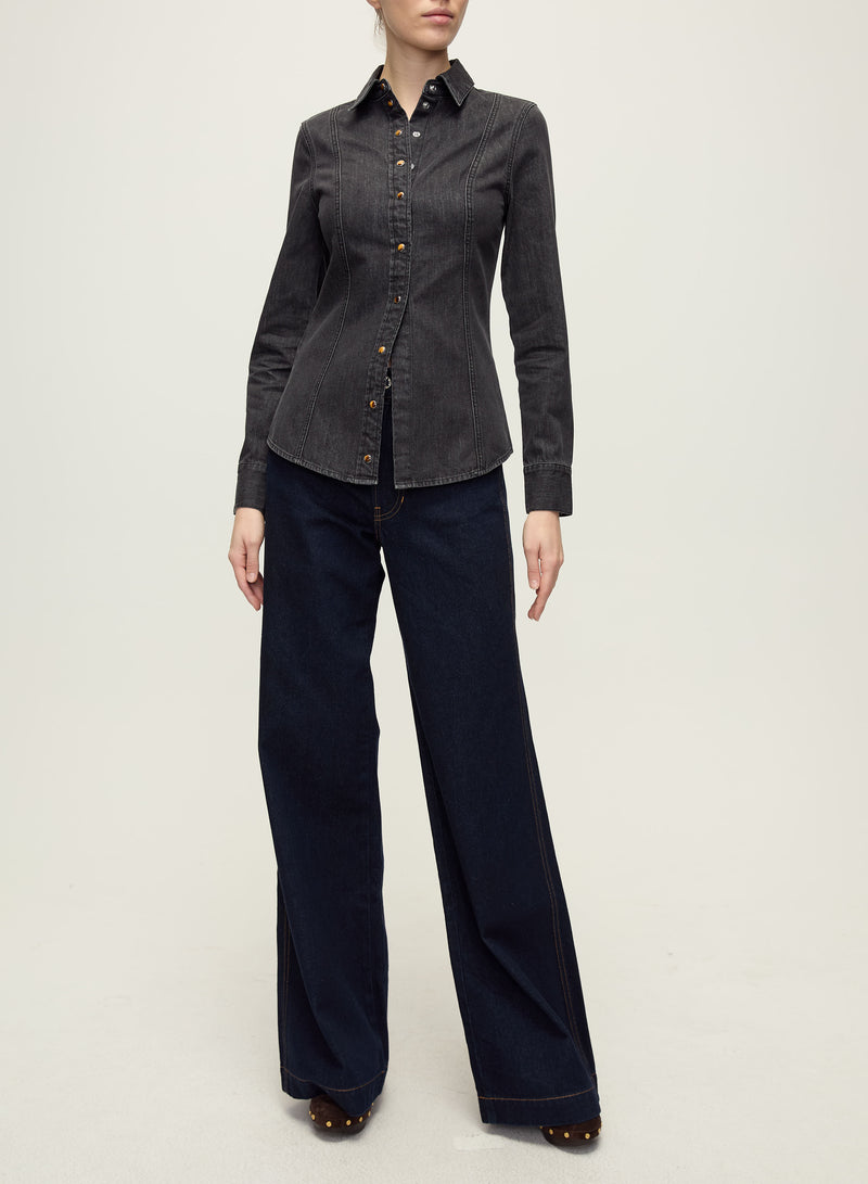 Veronica Beard - Eddie Shirt - Onyx