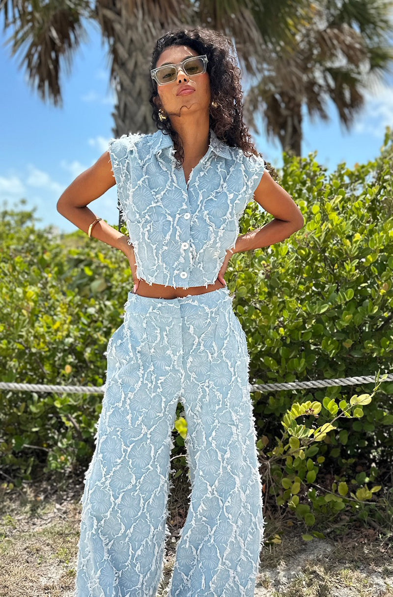 Jessie X JBQ  - River Pant - Blue