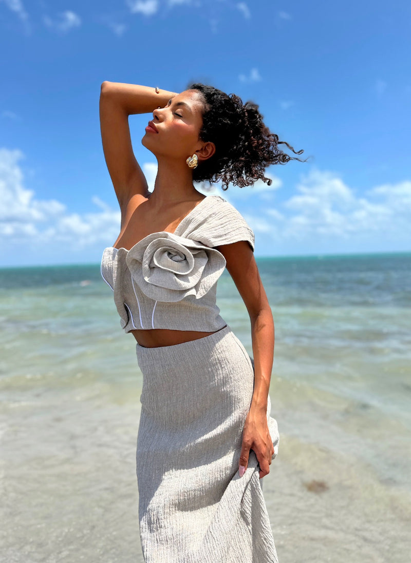 Jessie X JBQ - Hope Top - Taupe