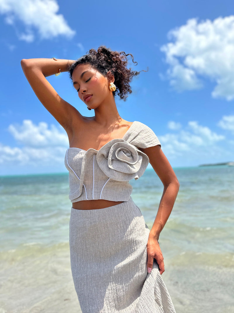 Jessie X JBQ - Hope Top - Taupe