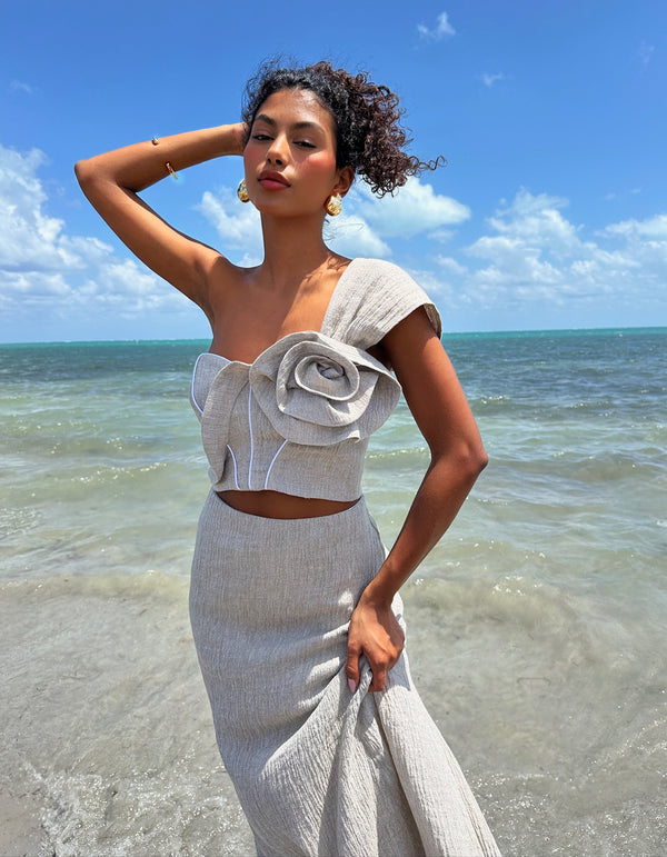 Jessie X JBQ - Hope Top - Taupe