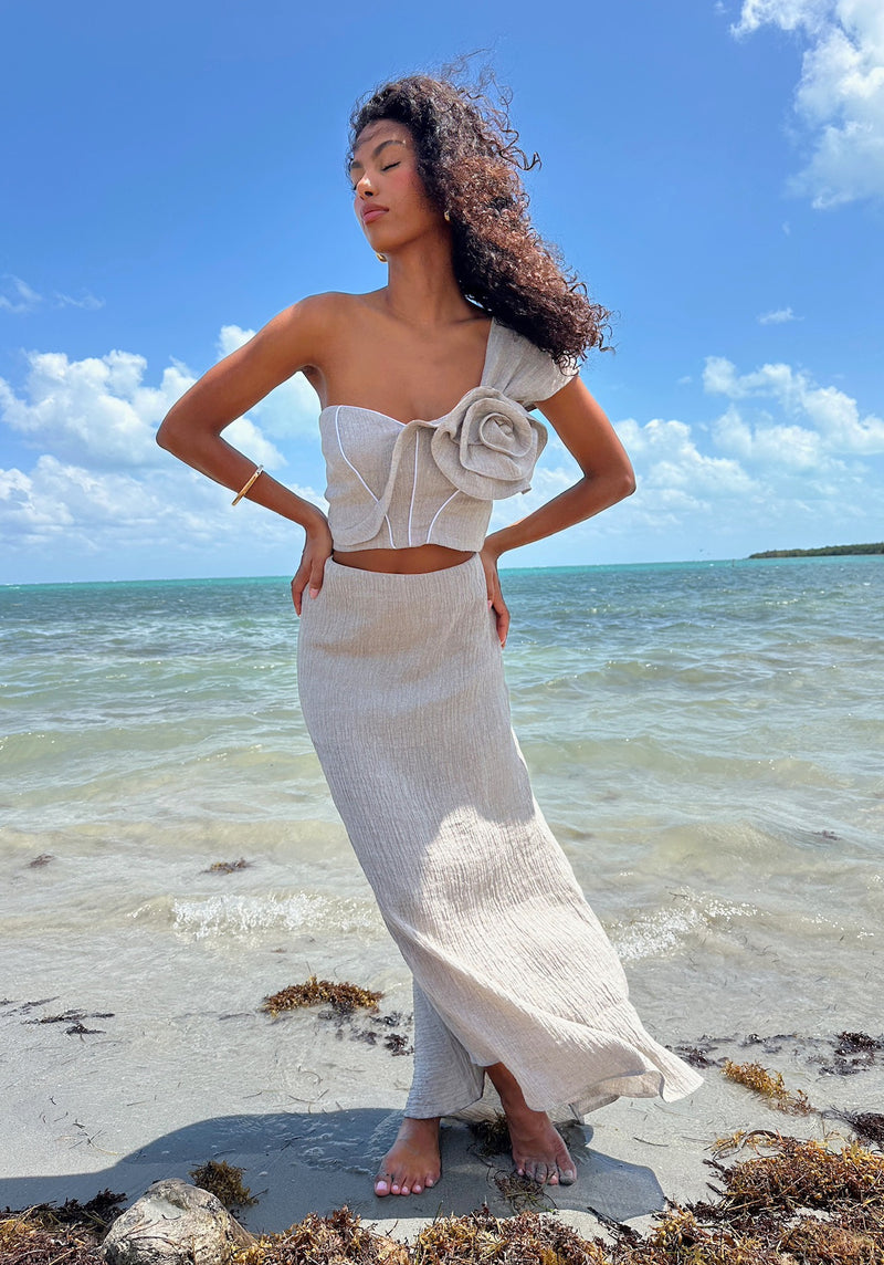 JESSIE X JBQ - Hope Skirt - Taupe