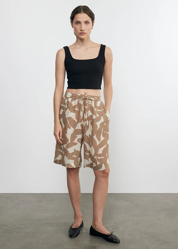Enza Costa - Jacquard Bandeau Princess Cut Top - Black