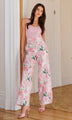 Generation Love - Magda Floral Linen Pants - Pink Petal Dream