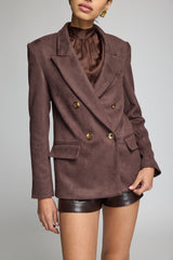 MAVERICK VEGAN SUEDE BLAZER