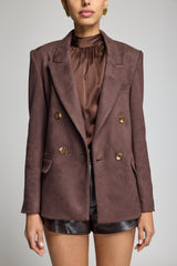 MAVERICK VEGAN SUEDE BLAZER