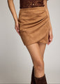 SHYANN VEGAN SUEDE MINI SKIRT
