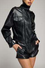 DUBLIN VEGAN LEATHER JACKET