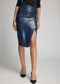 GINA VEGAN LEATHER SKIRT