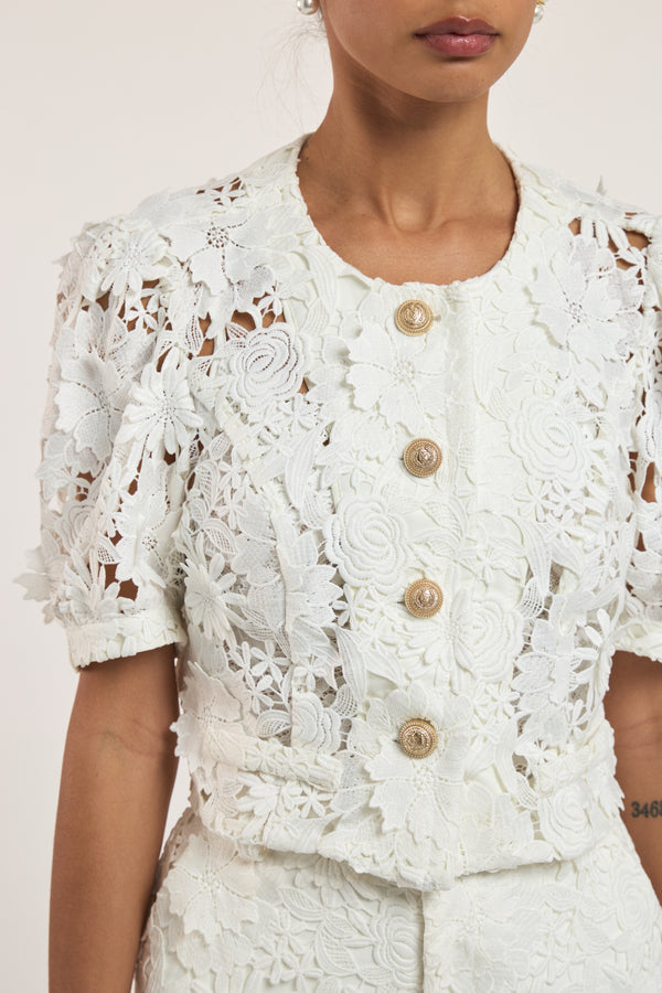 JOANIE 3D LACE JACKET