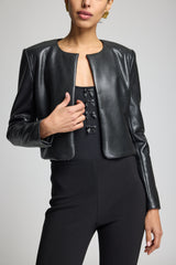 LINDY VEGAN LEATHER JACKET