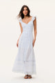 Loveshackfancy - Kailette Cotton Maxi Dress - Blue Finch