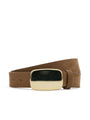 L'agence - Hennie Sleek Belt - Tan Nubuck