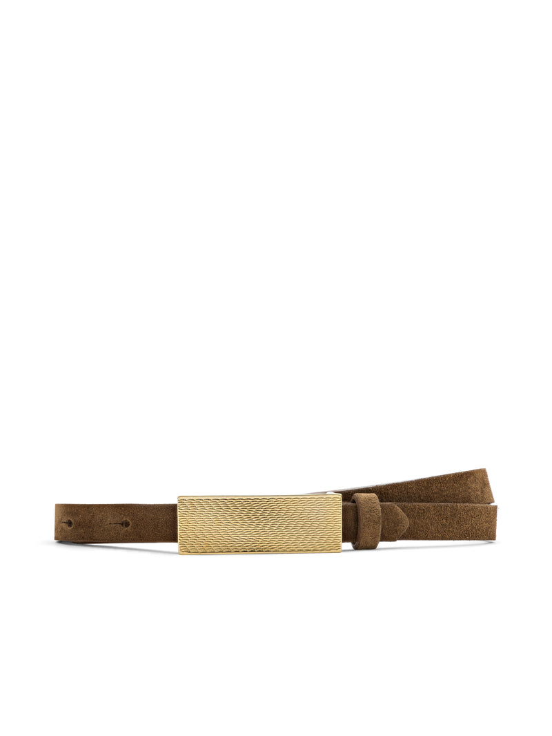 ELYSE TEXTURE LEATR BELT