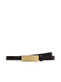 ELYSE TEXTURE LEATR BELT