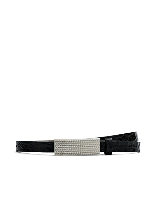 ELYSE TEXTURE LEATR BELT