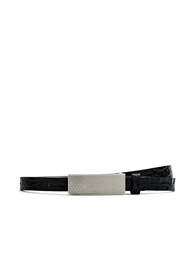 ELYSE TEXTURE LEATR BELT
