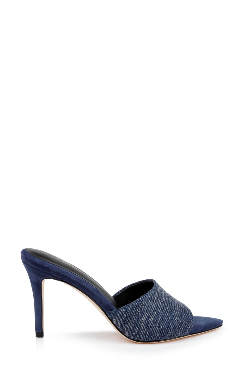 L’agence - Lolita Heel Sandal - Dark Denim