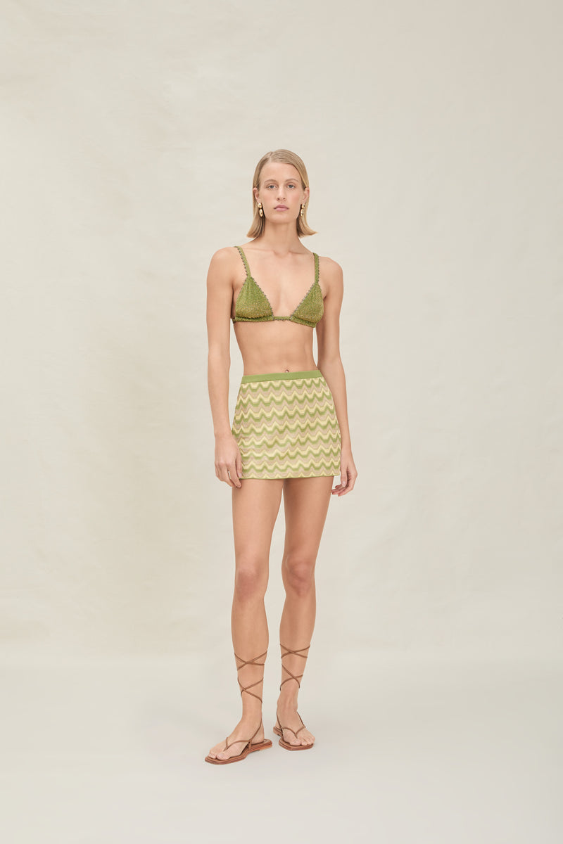 Devon Windsor - Lane Skirt - Pistachio