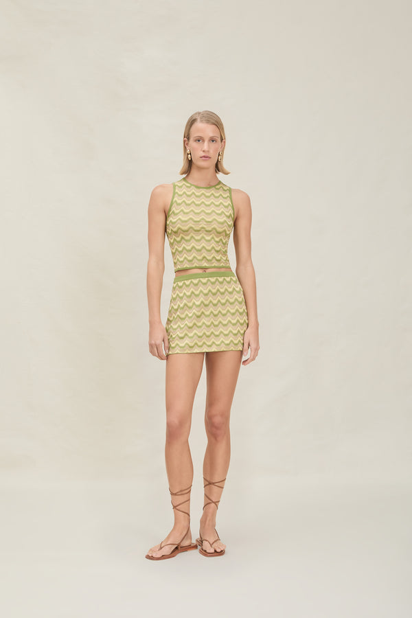 Devon Windsor - Lata Top - Pistachio