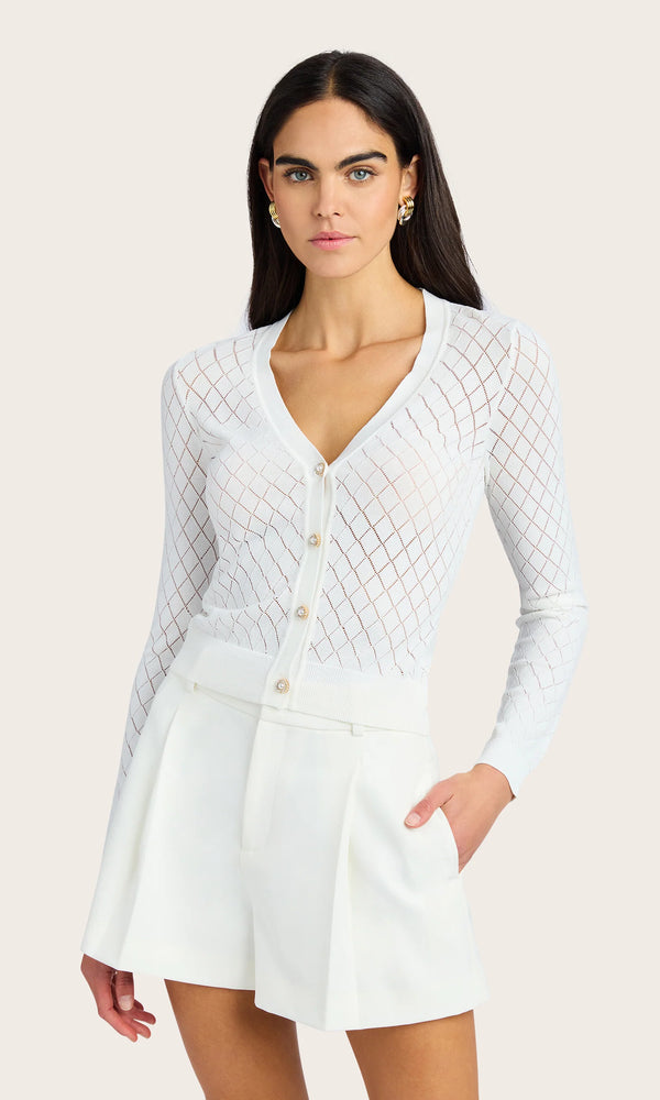 Generation love - Leisha Cardigan - White