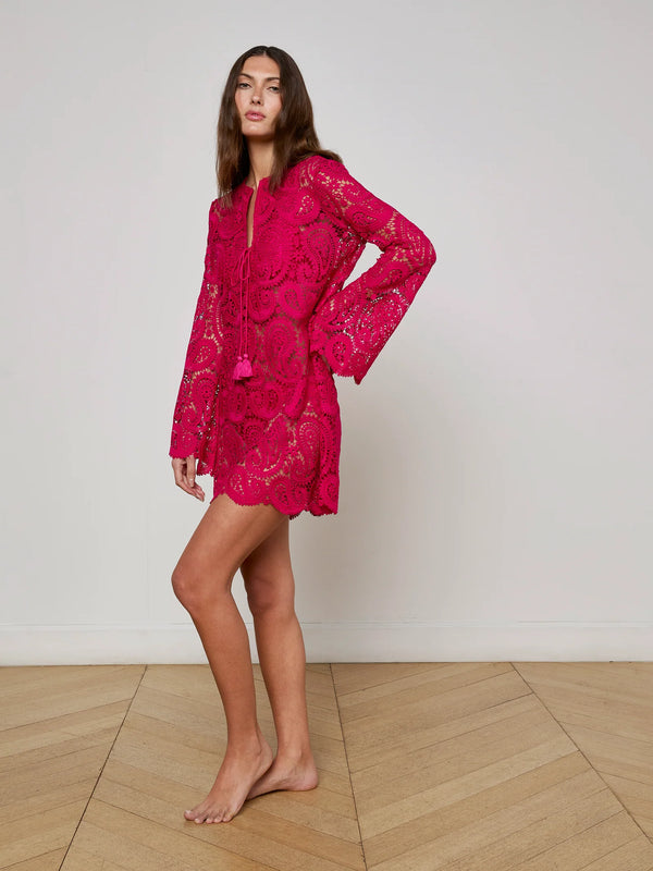 L'agence - Ansley Cover-Up Dress - Fuschia
