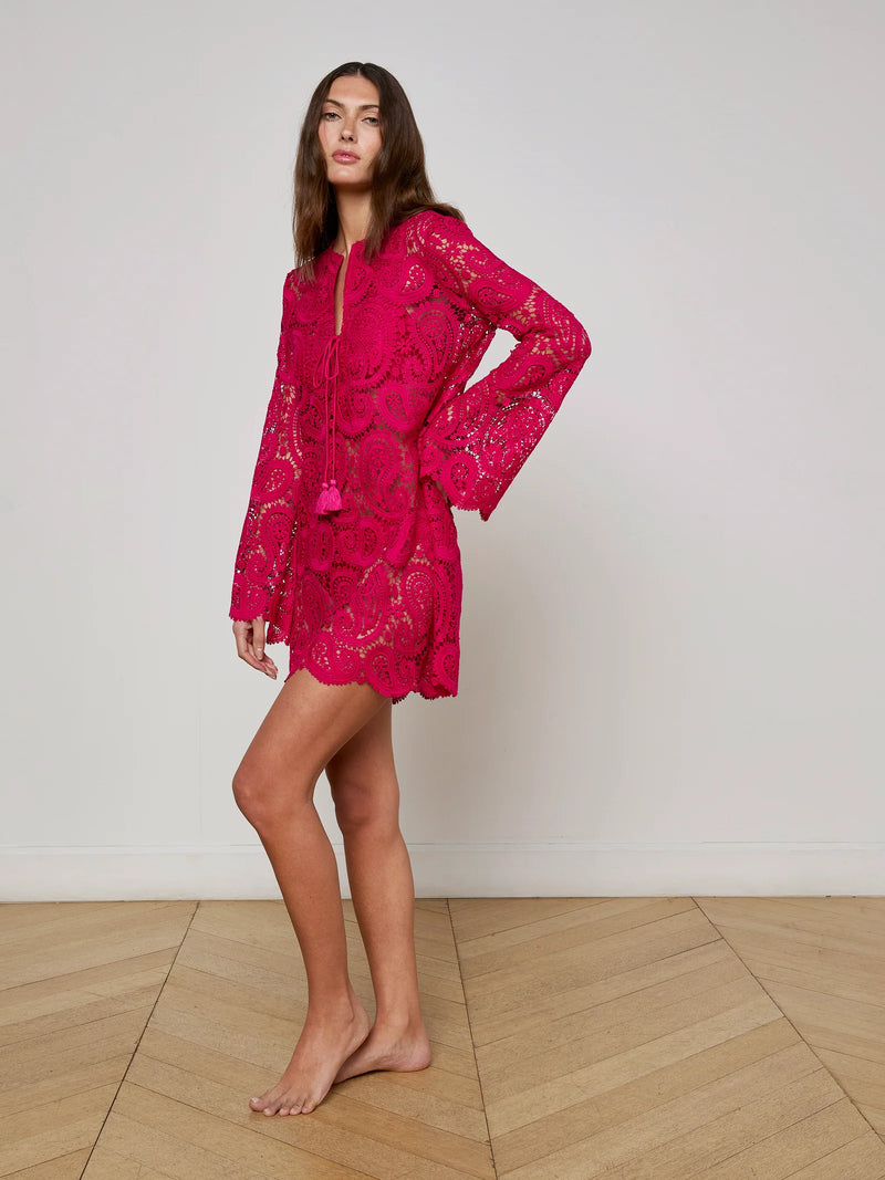 L'agence - Ansley Cover-Up Dress - Fuschia
