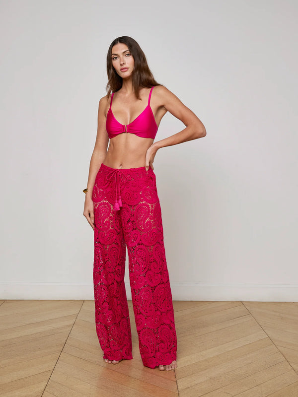 L'agence - Geraldine Cover-Up Pant - Fuschia