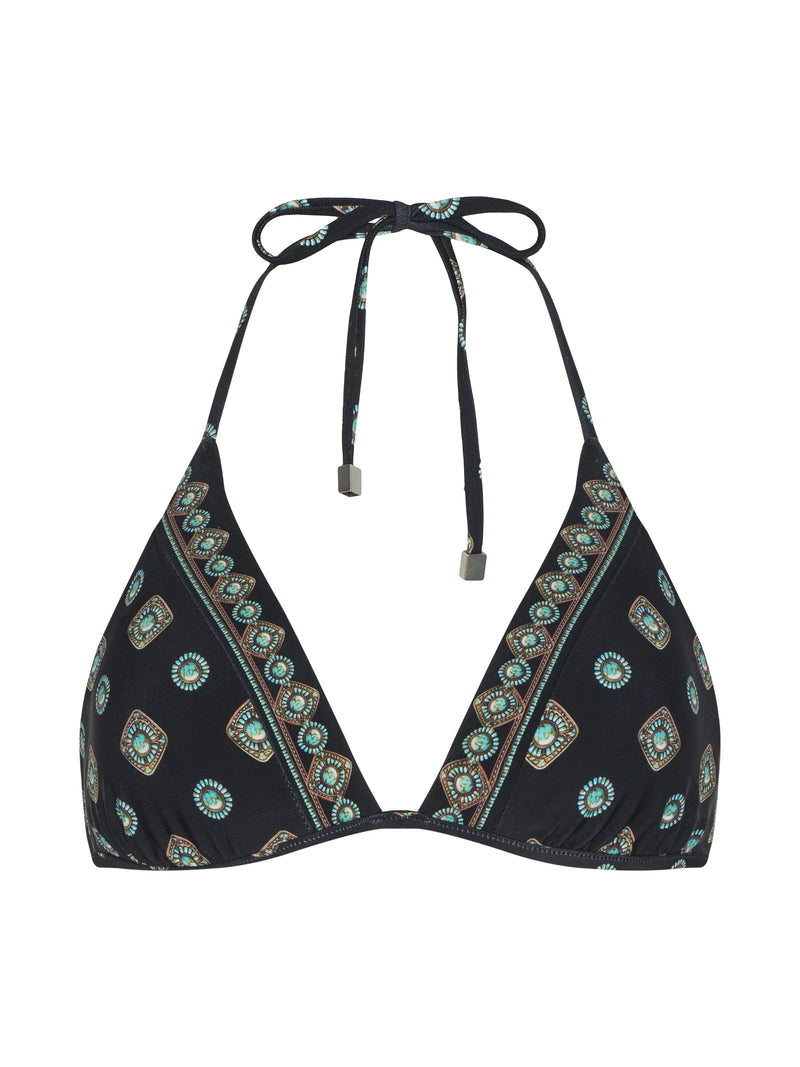 L'agence - Annabelle Triangle Bikini Top - Black