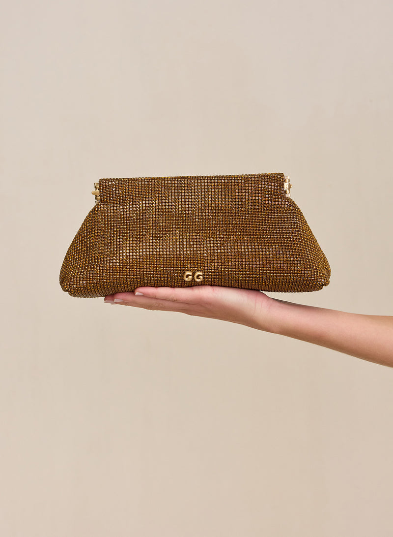 Cult Gaia - Lillia Mini Clutch - Smoked Topaz