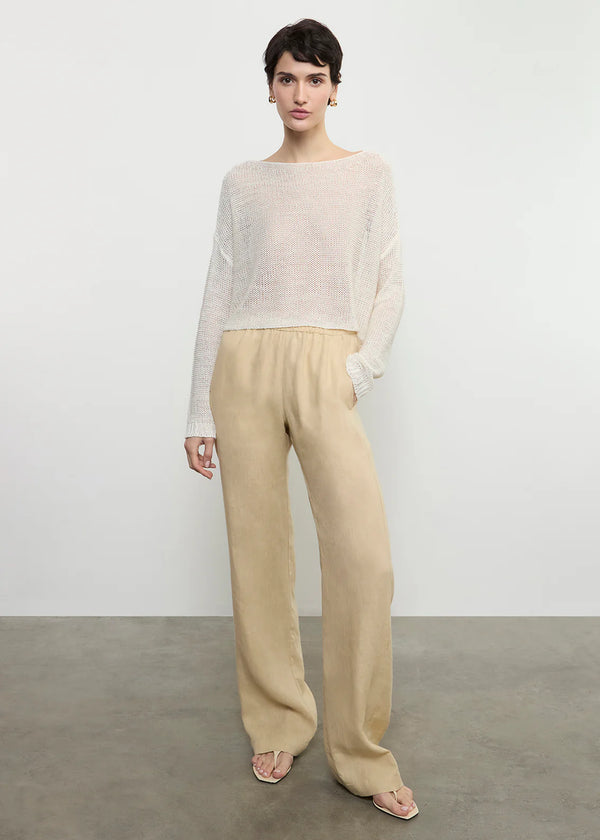 Enza Costa - Linen Everywhere Pant - Blonde