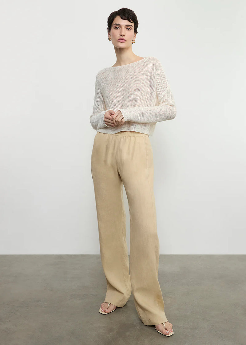 Enza Costa - Linen Everywhere Pant - Blonde